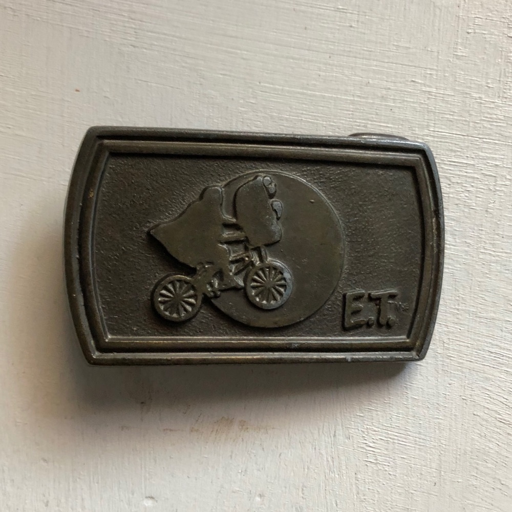 E.T. Movie Vintage Belt Buckle